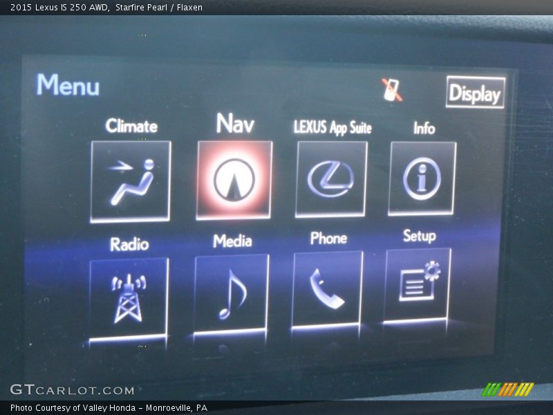 Starfire Pearl / Flaxen 2015 Lexus IS 250 AWD