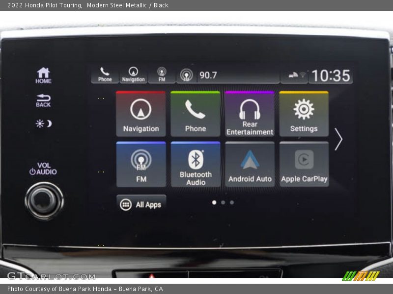 Modern Steel Metallic / Black 2022 Honda Pilot Touring