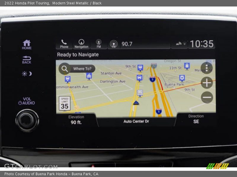 Navigation of 2022 Pilot Touring