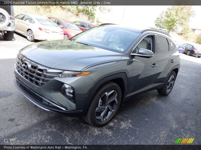 Amazon Gray / Gray 2024 Hyundai Tucson Limited Plug-In Hybrid AWD