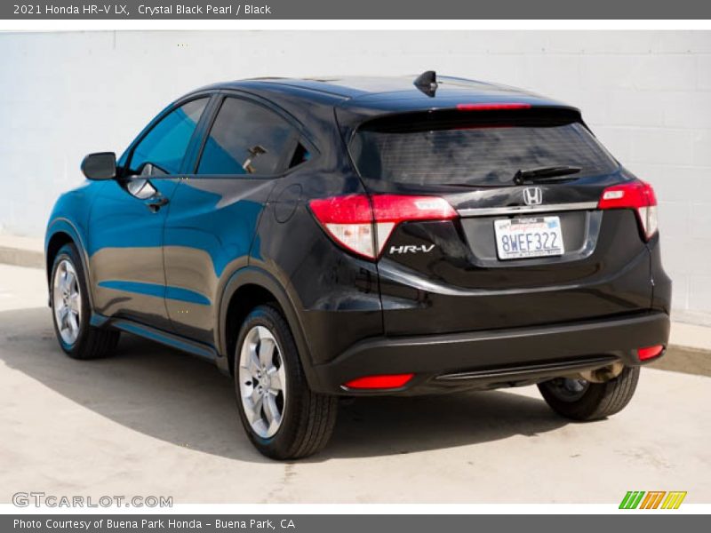 Crystal Black Pearl / Black 2021 Honda HR-V LX