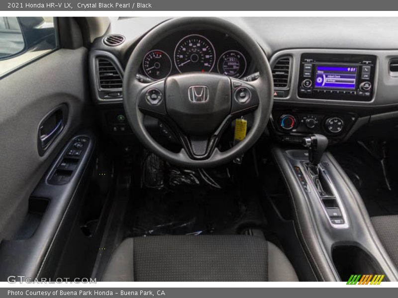 Crystal Black Pearl / Black 2021 Honda HR-V LX
