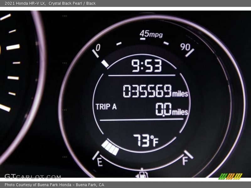 Crystal Black Pearl / Black 2021 Honda HR-V LX