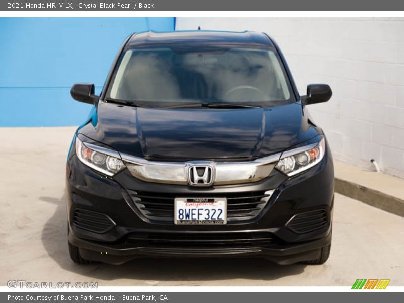 Crystal Black Pearl / Black 2021 Honda HR-V LX