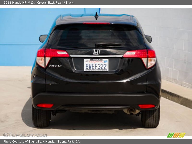 Crystal Black Pearl / Black 2021 Honda HR-V LX