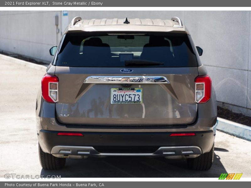 Stone Gray Metallic / Ebony 2021 Ford Explorer XLT