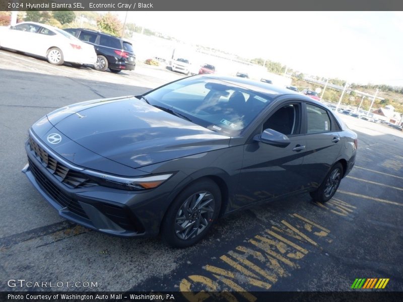 Ecotronic Gray / Black 2024 Hyundai Elantra SEL