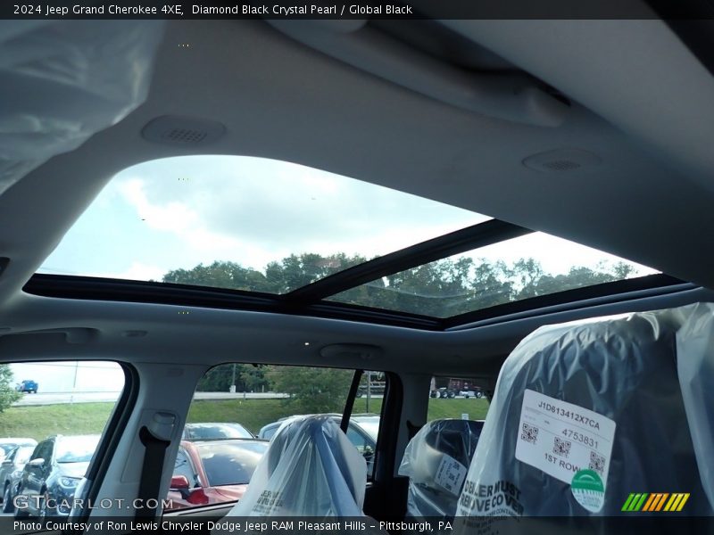 Sunroof of 2024 Grand Cherokee 4XE