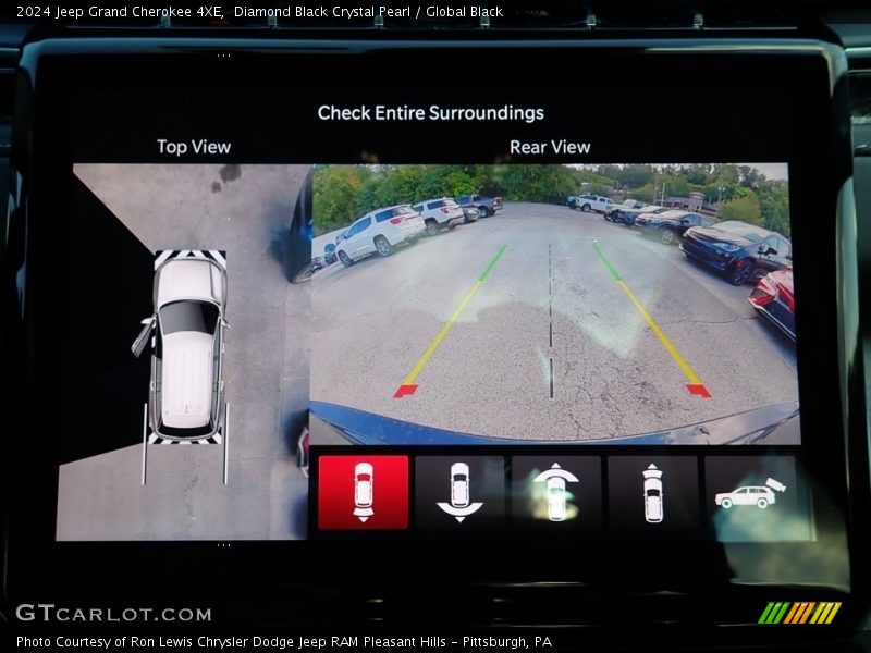 Controls of 2024 Grand Cherokee 4XE