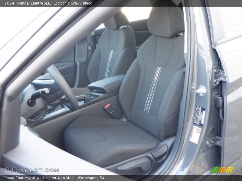 Ecotronic Gray / Black 2024 Hyundai Elantra SEL