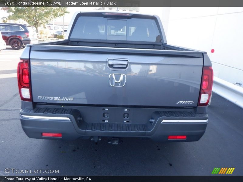 Modern Steel Metallic / Black 2020 Honda Ridgeline RTL AWD