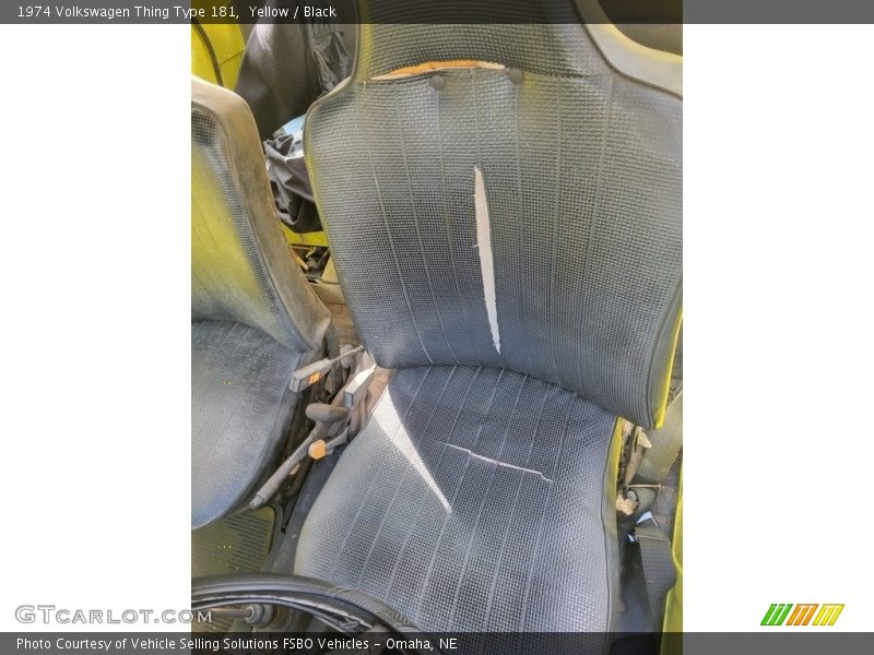 Front Seat of 1974 Thing Type 181