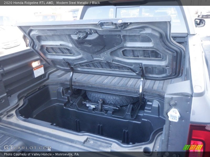 Modern Steel Metallic / Black 2020 Honda Ridgeline RTL AWD