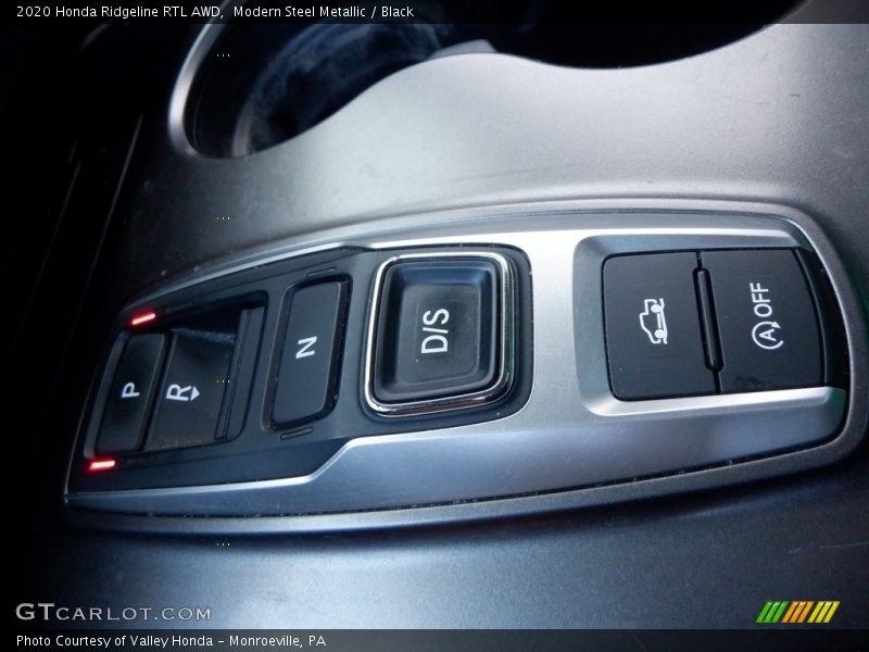 Modern Steel Metallic / Black 2020 Honda Ridgeline RTL AWD
