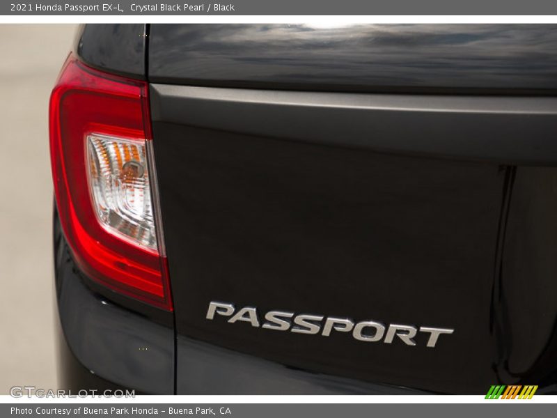 Crystal Black Pearl / Black 2021 Honda Passport EX-L