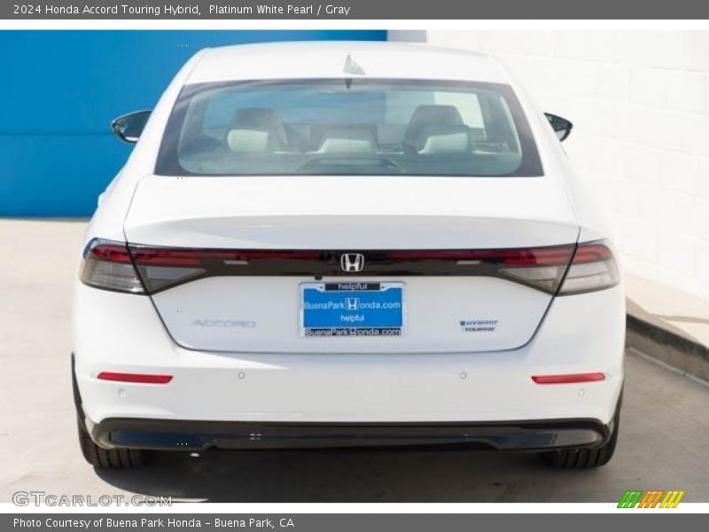 Platinum White Pearl / Gray 2024 Honda Accord Touring Hybrid