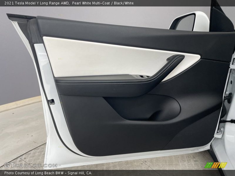Door Panel of 2021 Model Y Long Range AWD