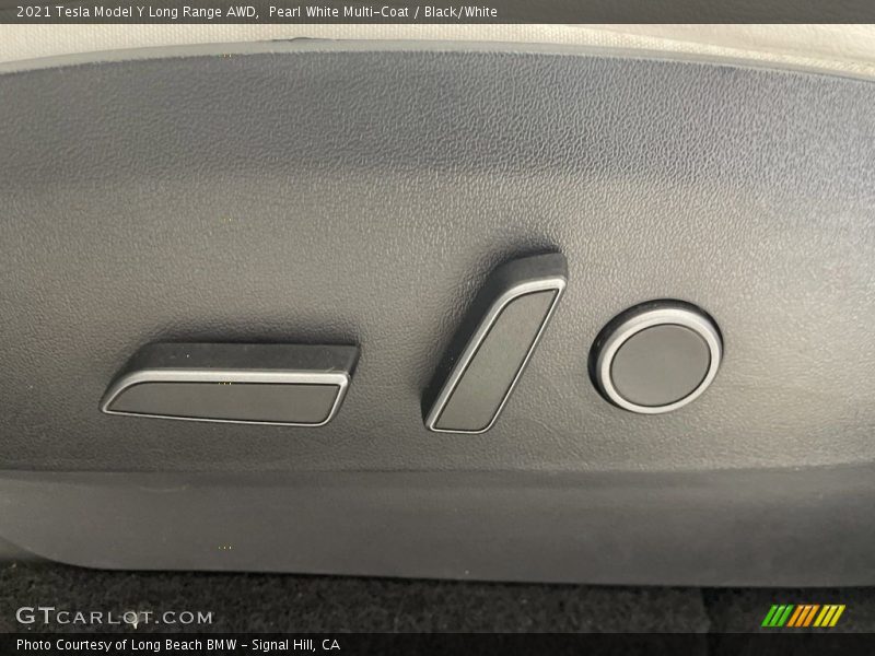Front Seat of 2021 Model Y Long Range AWD