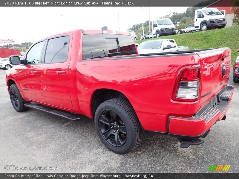  2020 1500 Big Horn Night Edition Crew Cab 4x4 Flame Red
