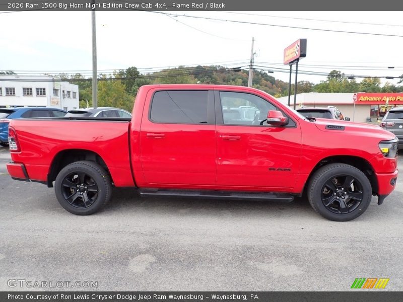 Flame Red / Black 2020 Ram 1500 Big Horn Night Edition Crew Cab 4x4