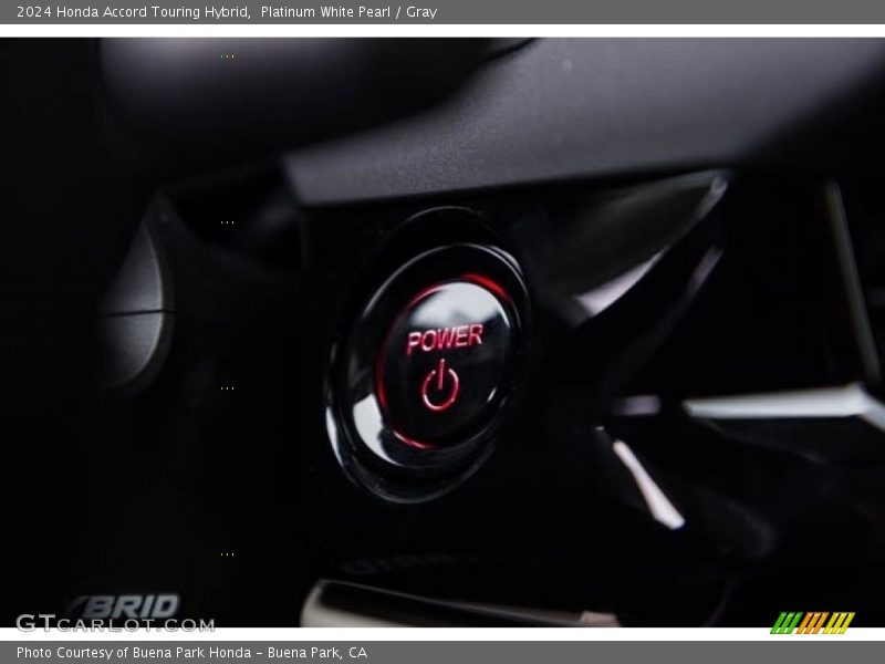 Platinum White Pearl / Gray 2024 Honda Accord Touring Hybrid