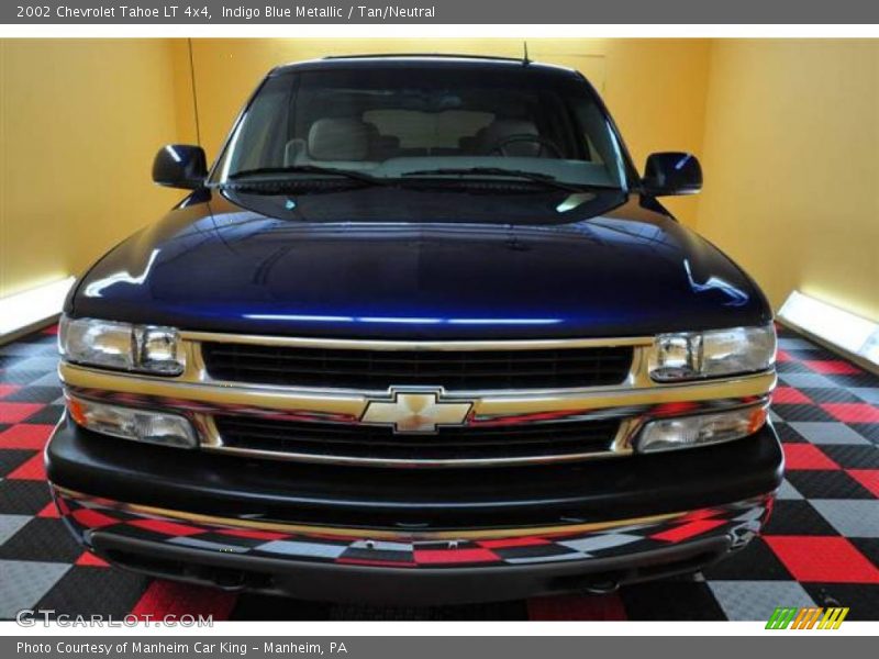 Indigo Blue Metallic / Tan/Neutral 2002 Chevrolet Tahoe LT 4x4