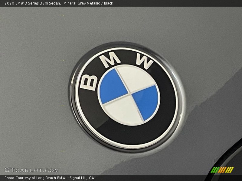 Mineral Grey Metallic / Black 2020 BMW 3 Series 330i Sedan