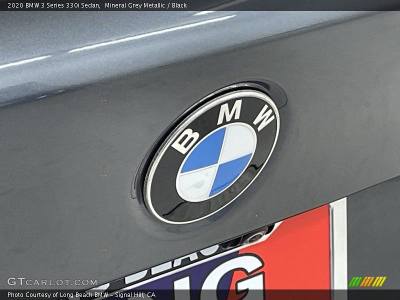 Mineral Grey Metallic / Black 2020 BMW 3 Series 330i Sedan