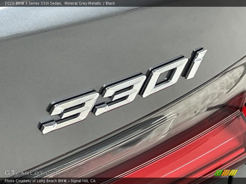 Mineral Grey Metallic / Black 2020 BMW 3 Series 330i Sedan