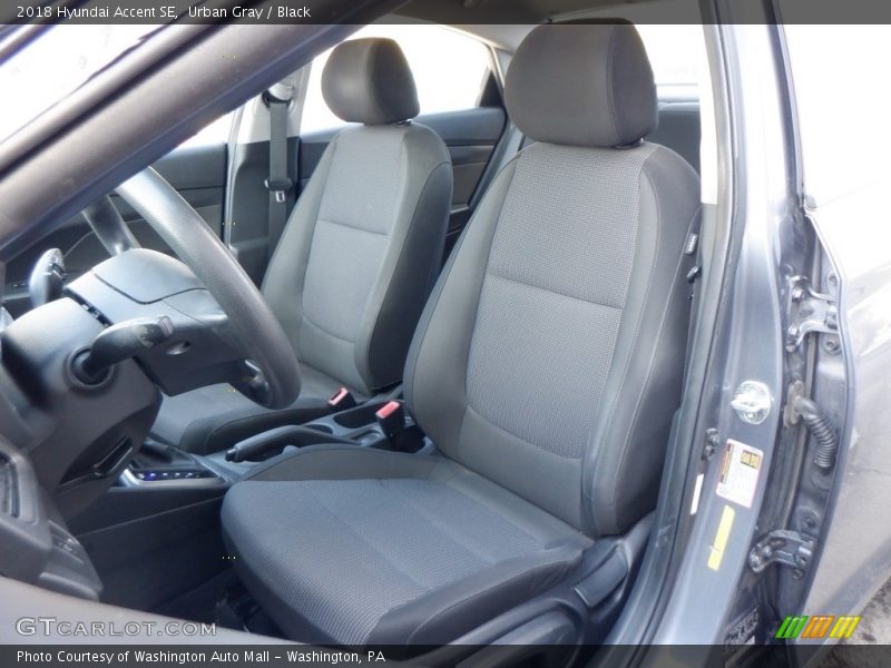 Urban Gray / Black 2018 Hyundai Accent SE