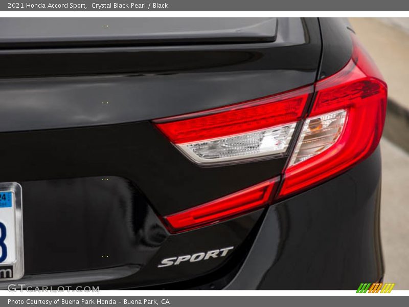 Crystal Black Pearl / Black 2021 Honda Accord Sport