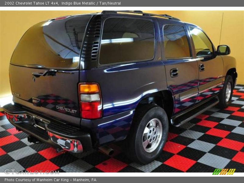 Indigo Blue Metallic / Tan/Neutral 2002 Chevrolet Tahoe LT 4x4