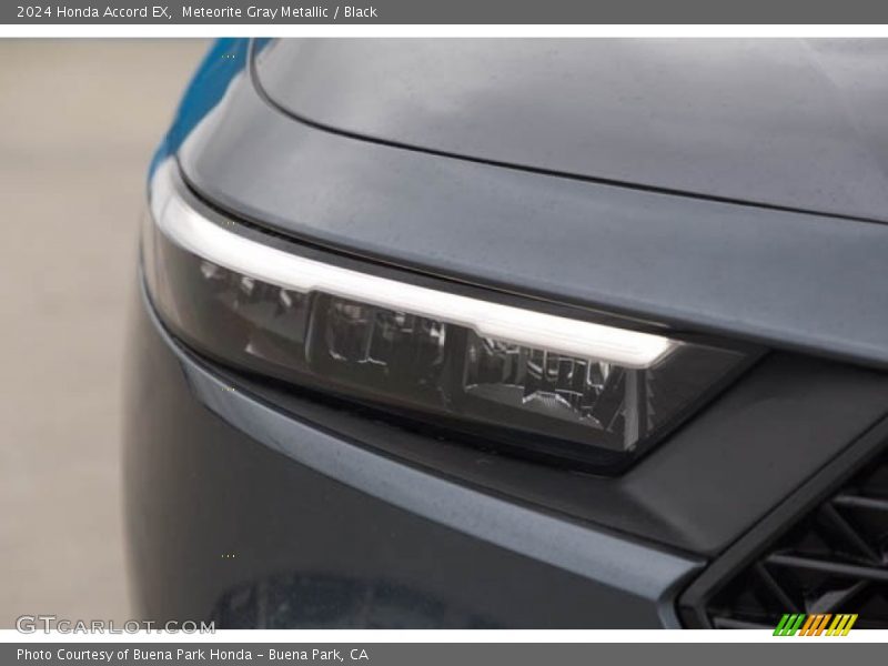 Meteorite Gray Metallic / Black 2024 Honda Accord EX