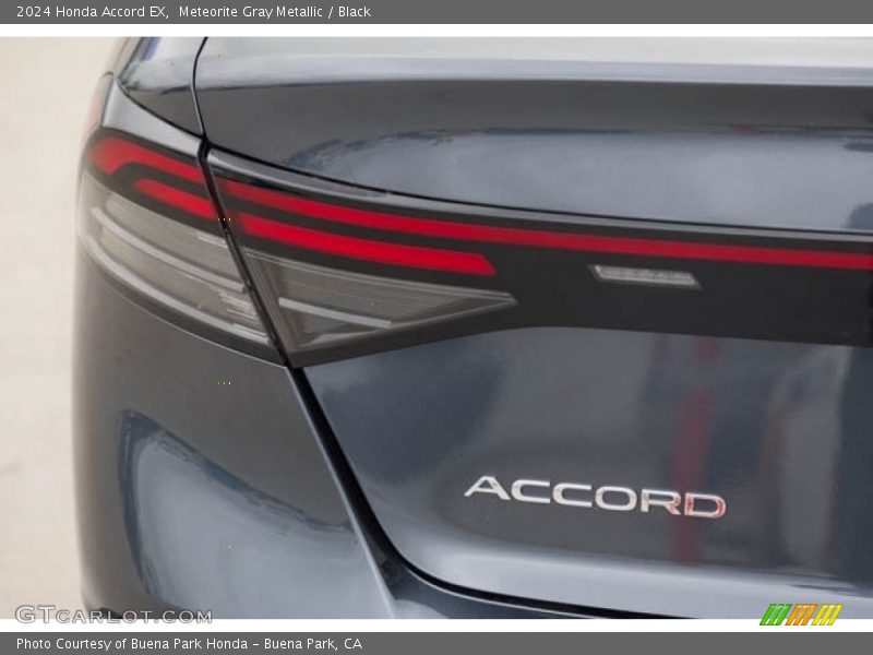 Meteorite Gray Metallic / Black 2024 Honda Accord EX