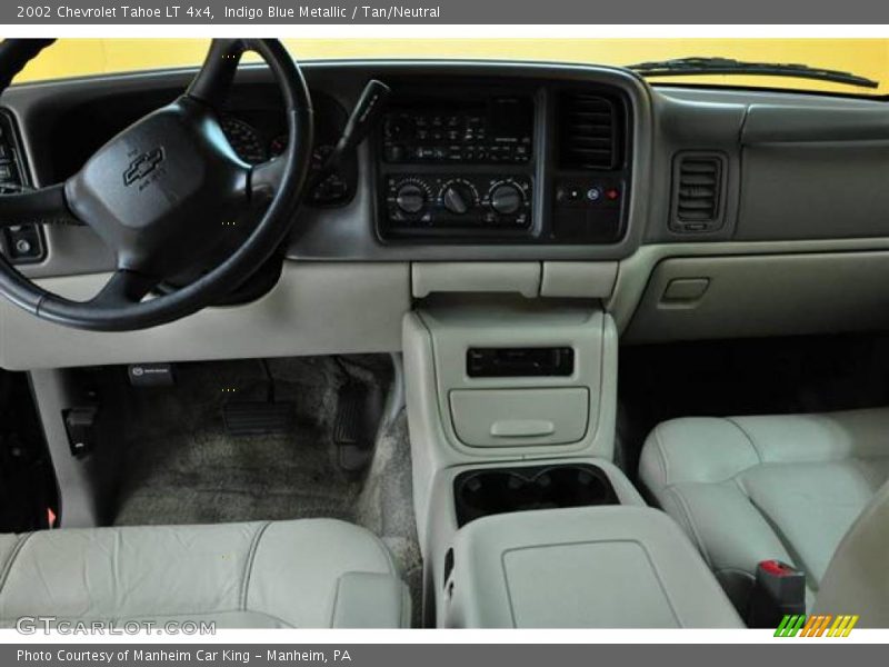 Indigo Blue Metallic / Tan/Neutral 2002 Chevrolet Tahoe LT 4x4
