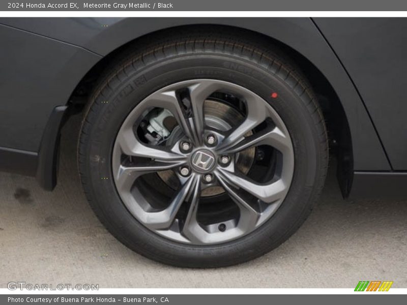 Meteorite Gray Metallic / Black 2024 Honda Accord EX