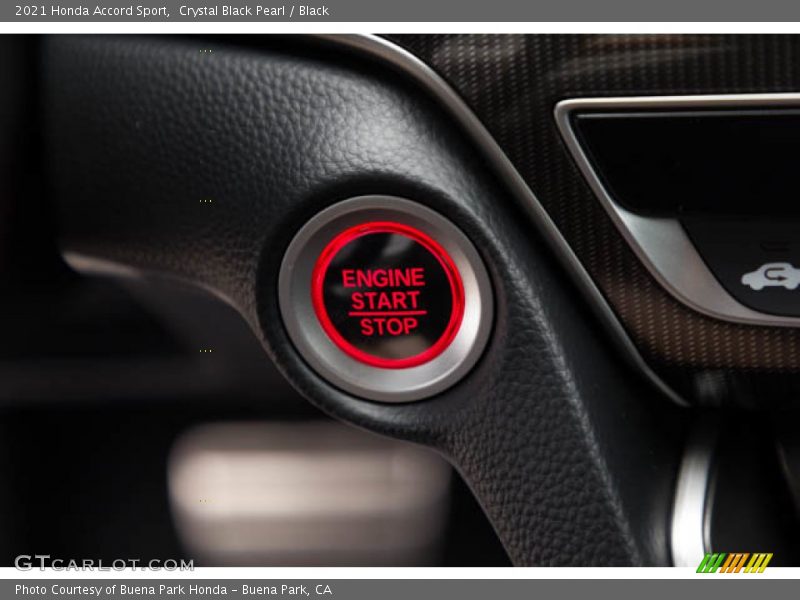 Crystal Black Pearl / Black 2021 Honda Accord Sport