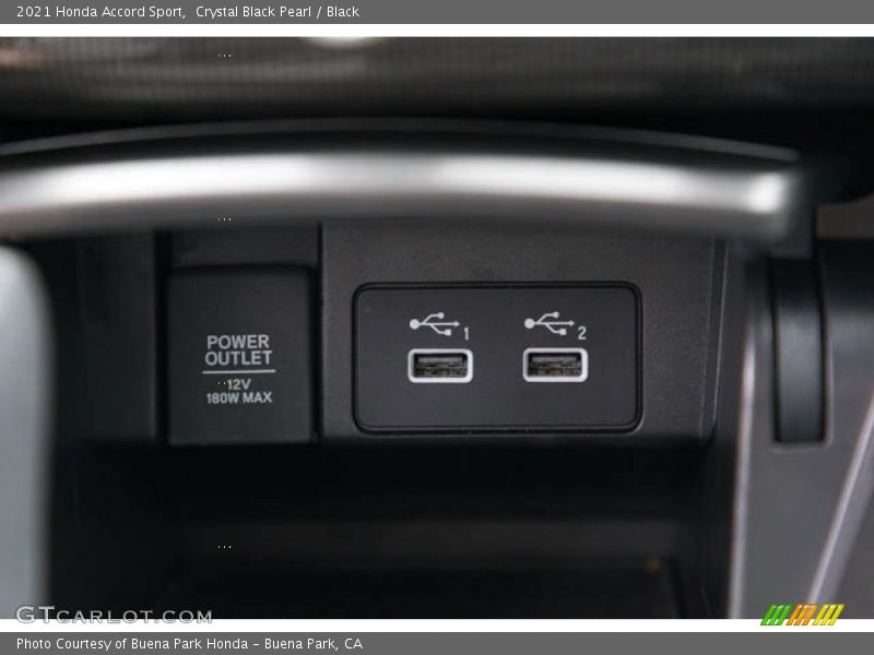 Crystal Black Pearl / Black 2021 Honda Accord Sport