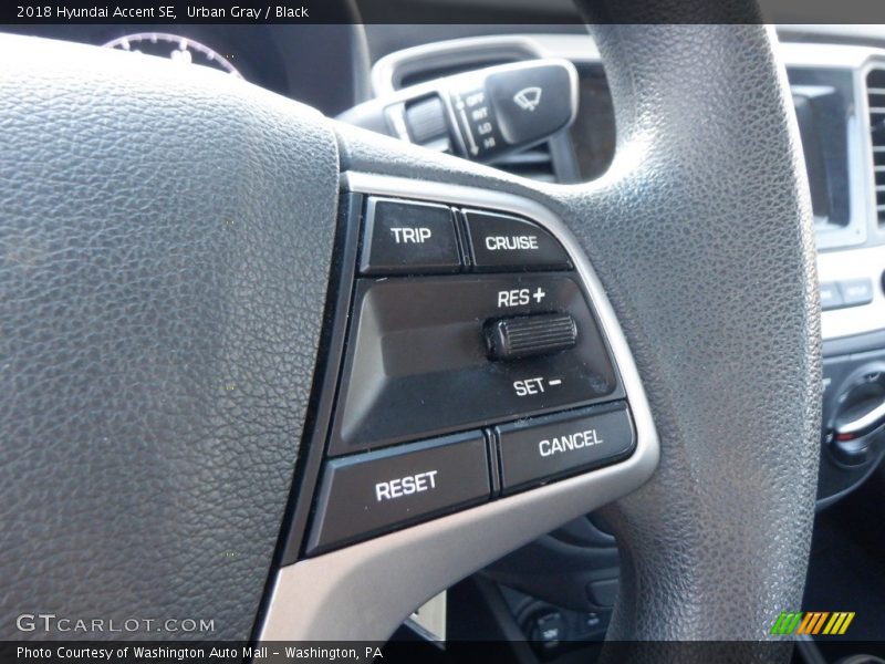 Urban Gray / Black 2018 Hyundai Accent SE