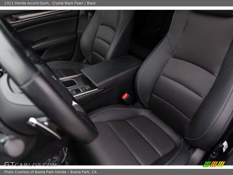 Crystal Black Pearl / Black 2021 Honda Accord Sport