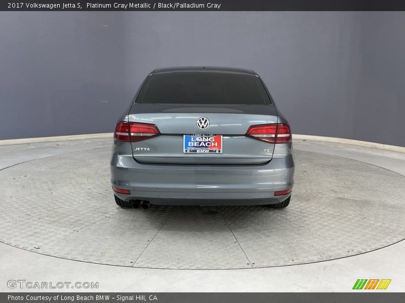Platinum Gray Metallic / Black/Palladium Gray 2017 Volkswagen Jetta S