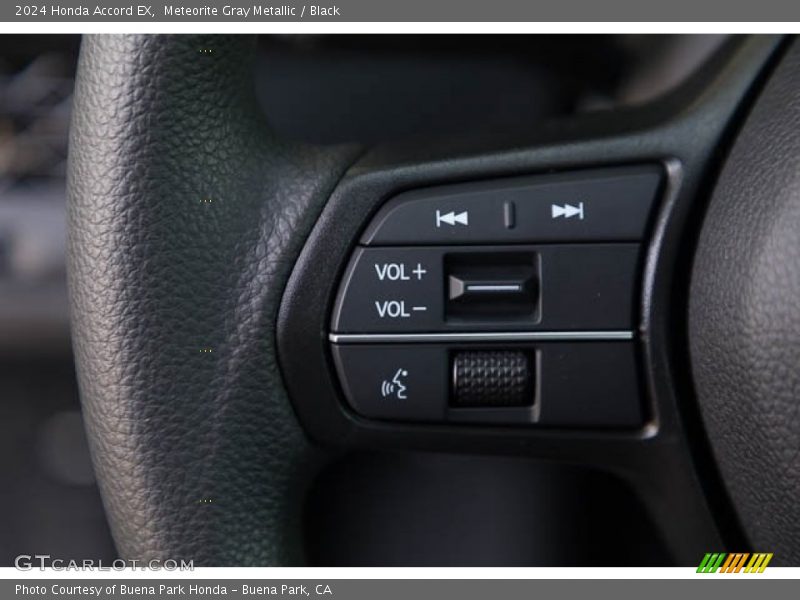 Meteorite Gray Metallic / Black 2024 Honda Accord EX