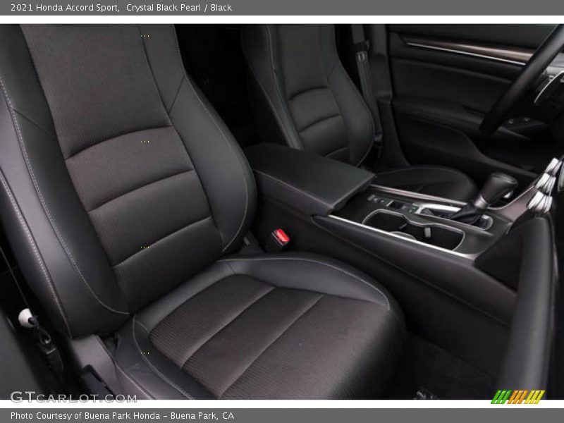 Crystal Black Pearl / Black 2021 Honda Accord Sport