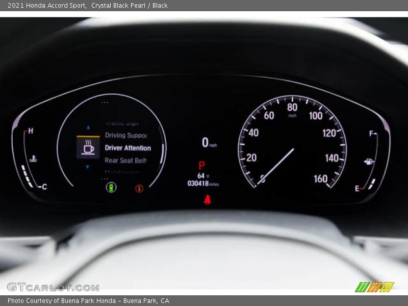 Crystal Black Pearl / Black 2021 Honda Accord Sport