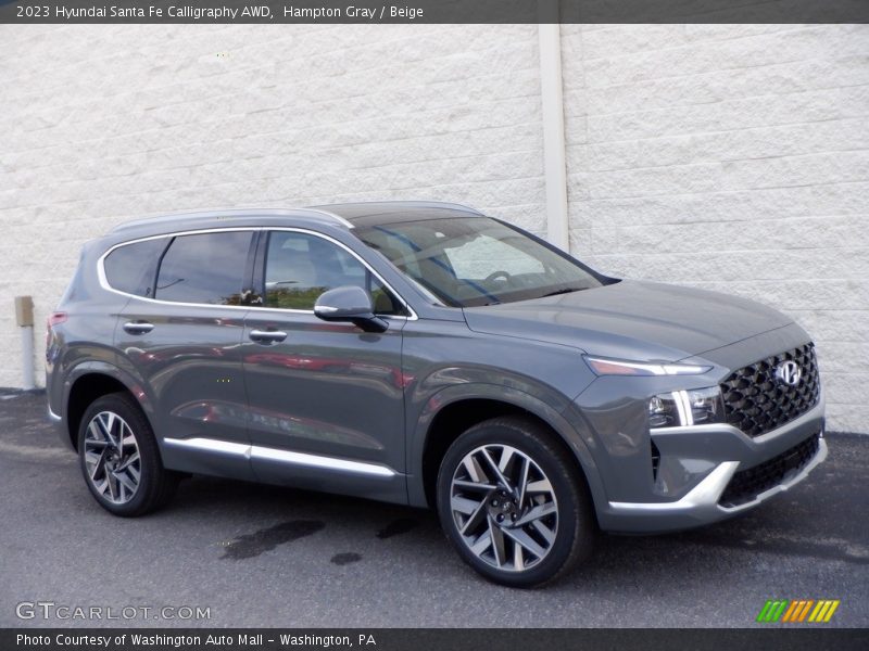 Front 3/4 View of 2023 Santa Fe Calligraphy AWD