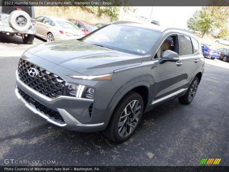 Hampton Gray / Beige 2023 Hyundai Santa Fe Calligraphy AWD