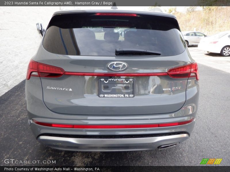 Hampton Gray / Beige 2023 Hyundai Santa Fe Calligraphy AWD