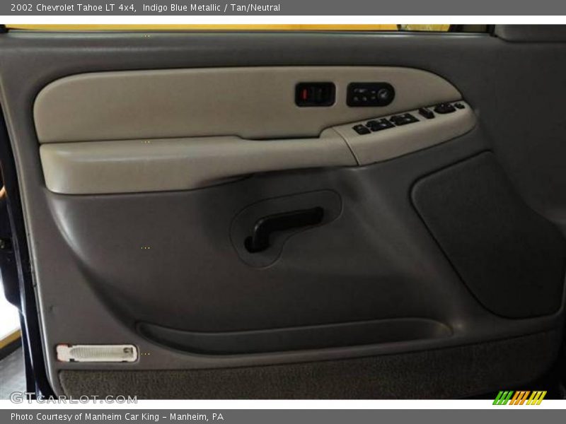 Indigo Blue Metallic / Tan/Neutral 2002 Chevrolet Tahoe LT 4x4