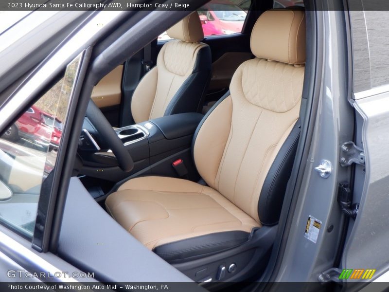  2023 Santa Fe Calligraphy AWD Beige Interior