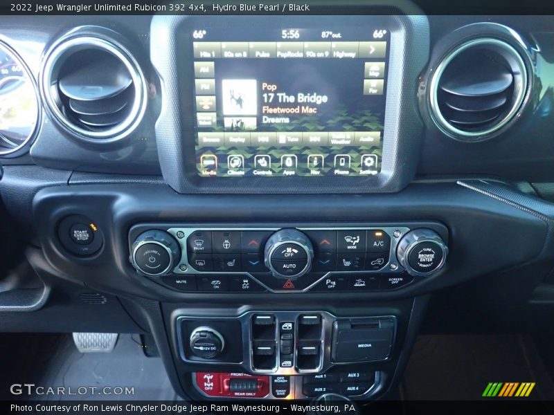 Controls of 2022 Wrangler Unlimited Rubicon 392 4x4